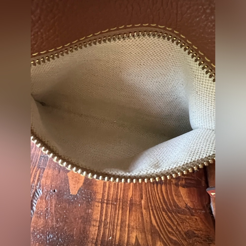 Rooney & Bourke Brown Leather Shoulder Bag *Broken Strap* - Picture 8 of 10